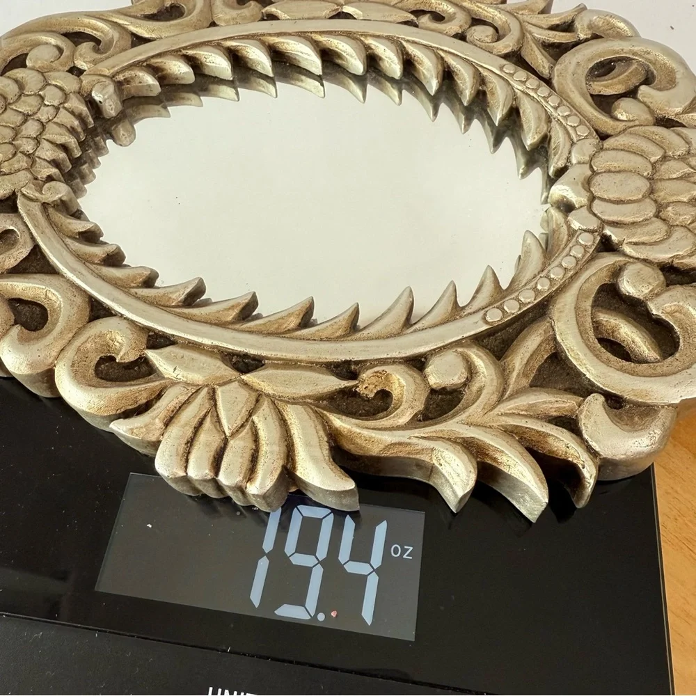Baroque Ornate Mirror /Filigree Regency Mirror/ Victorian French Boudoir Mirror
